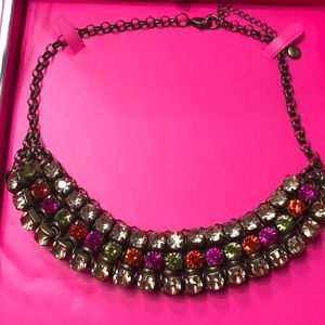 Beautiful multi-color statement necklace